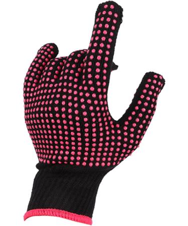 Dewedrt Double-Sided Hair Straightener Curling Tong Hairdressing Heat Finger Gloves Hair Salon Tools Outdoor Barbecue Gloves - Buy Online on GoSupps.com