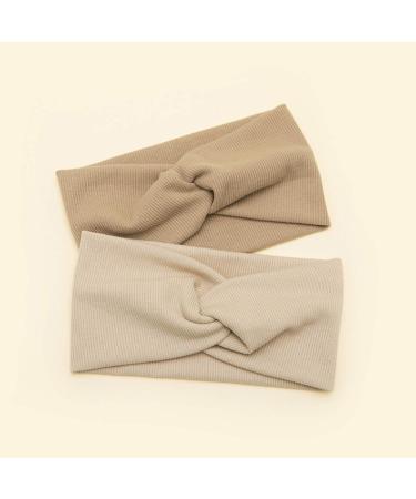 Shop 6 Multicolored Wide Twisted Women's Elastic Headbands - Perfect for Sports Yoga & Everyday Hair Accessories - Buy Online on GoSupps.com