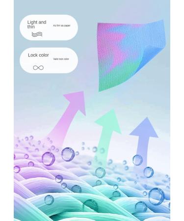 Anti Fading Color Absorbing Film for Clothes Dyeing Protection Grabbing Film for Laundry Odorless Dye Catcher for Household Use (50 Pieces per Pack) (1 pack) - Buy Online on GoSupps.com