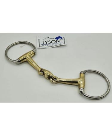 Tysons Breeches D Ring Bit - Coldblood Argentan 14.5-18.5 cm - Oversize Double Broken Bit for Ultimate Comfort - Buy Online on GoSupps.com