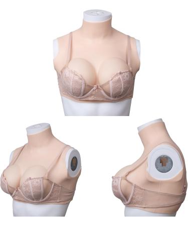 Maletofe Silicone Breast Forms - B-H Cup Crossdressing & Cosplay Fake Breasts with Cotton Filling for Enhanced Comfort - Buy Online on GoSupps.com