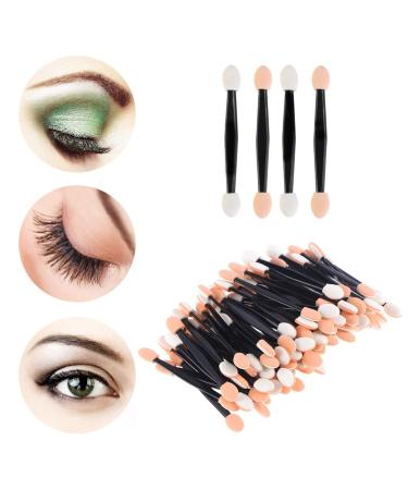 DOITOOL 100pcs Sponge Makeup Eyeshadow Brush Eye Shadow Applicator Brush Disposable