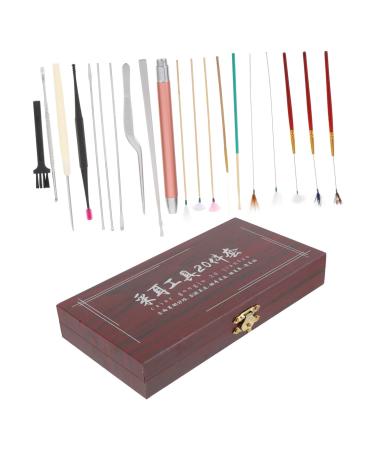 Healeved 1 Set Ear Picking Set Baby Sets Household Tools Ear Cleaning Tool Earwax Cleaning Tools Earwax Removal Kit Ear Cleaner Spoon Ear Picks for Home Earwax Cleaning Kit Ear Cleaner Kit