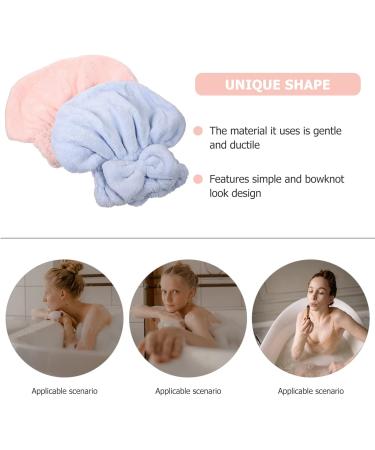 MAGICLULU 6 Pcs Coral Fleece Dry Hair Hat Hats for Women Scrunchies for Girls Quick Dry Hair Pumpkin Accessories Washing Caps Coral Fleece Hair Dry Hat Miss Elasticity Hair Ring - Buy Online on GoSupps.com