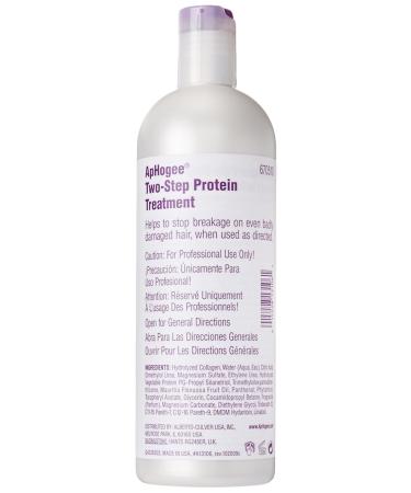 Aphogee Two-Step Treatment Protein for Damaged Hair 16 oz - Repair and Strengthen Hair - Pack of 1 - Buy Online on GoSupps.com