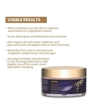 Ozone Glo Radiance Repairing Night Cream 50G - Buy Online on GoSupps.com