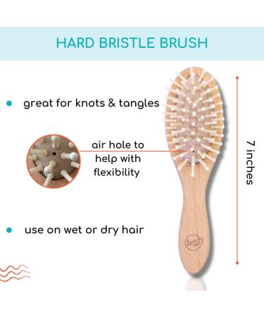 LANE & CO. Kids Hair Gel Set with Goat Hair Brush - Natural Organic Plant-Based Styling Paste for Baby and Toddler | Child-Safe Formula with Shea and Cocoa Butter, Coconut Oil - Buy Online on GoSupps.com