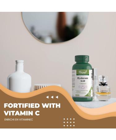 Hyaluronic Acid 75mg with Vitamin C 3 X 60 Capsules Supplement for Skin and Joints Alternative to Serum | High Molecular Weight | Powder Pills | 3 Bottles 180 count (Pack of 1) - Buy Online on GoSupps.com
