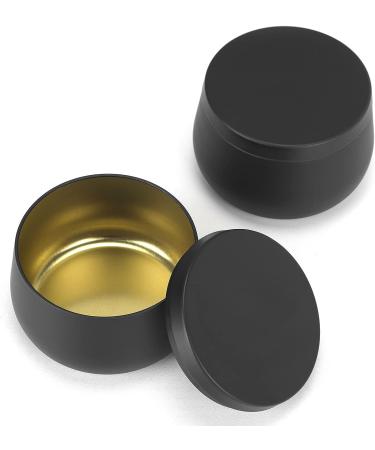 NEXBEXES 8oz Black Candle Tins with Lids - Bulk Candle Making Jars (24 Pack) - Buy Online on GoSupps.com