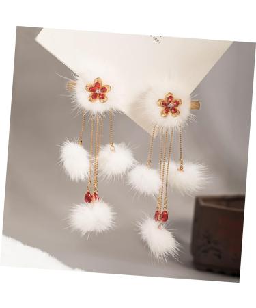 Beaupretty 1 Pair Hair Ball Hairpin Girls Barrettes Hair Pins for Girls Pom Pom Hairpins Tassel Hair Clips Kids Hair Clips Kids Hair Accessories for Girls Hair Style Girls Pompom Hanfu China - Buy Online on GoSupps.com