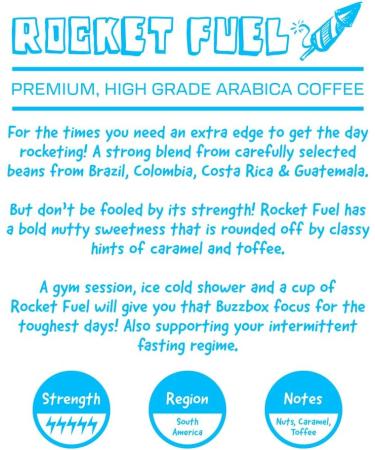 Buzzbox Coffee Bags (Rocket Fuel Blend) - Buy Online on GoSupps.com