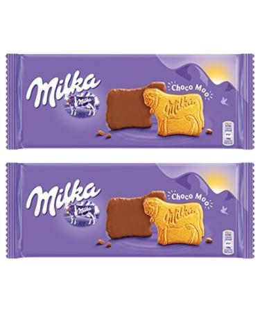 Chocolate Biscuits Bundle With Milka Choco Moo Chocolate Biscuits 200g (2 Pack)