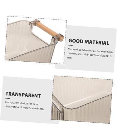 Housoutil manicure trending products 2023 care storage basket soaking container gel plate manicure tool manicure supply pill box household container supplies nail Popularity Beech 28x15.5cm Grey - Buy Online on GoSupps.com