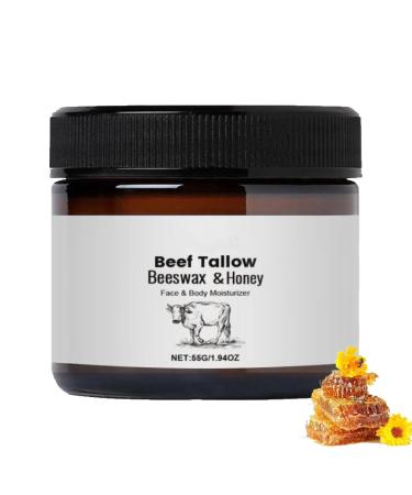 Purasoul Whipped Tallow Moisturizer, 2024 New Purasoul 100% Natural Whipped Beef Tallow Moisturizer With Honey, Beef Tallow Cream For Skin, Tallow Moisturizer, Deep Hydration, Out Greasiness (1)