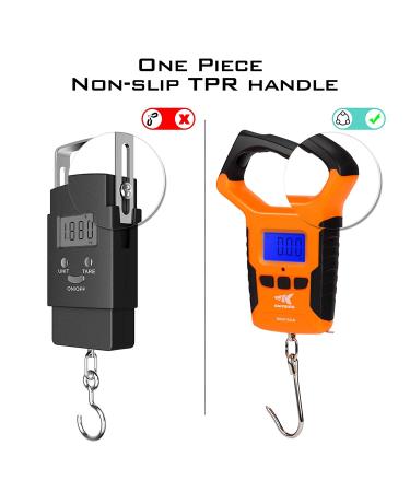 KastKing Fish Scale  Water Resistant Digital Scale with Ruler  110lb Capacity  Dual Mode  Pounds/Ounces & Kilograms  Light  Strong ABS Frame  Non-Slip Handle  Retractable 38 inch Tape Measure - Buy Online on GoSupps.com