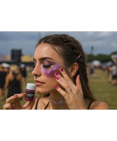  FIESTAS GUIRCA Glitter Body and Face Gel 20g Lilac - Buy Online on GoSupps.com