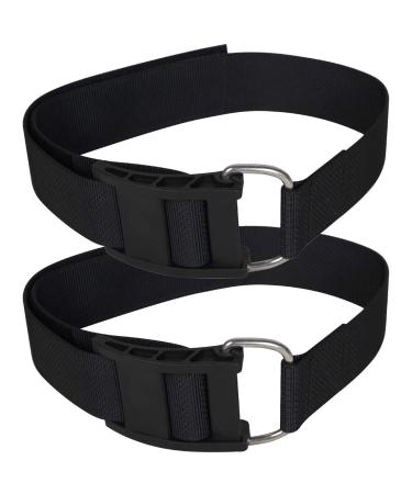 JUSTOOP Scuba Diving BCD Tank Crotch Strap Band with Cam Buckles Non-Slip Pads 2 Pack