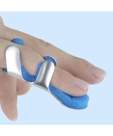 Finger Injury Corrector - Silver Aluminum Splint for Pain Relief & Correction (L) | Breathable & Durable Design - Buy Online on GoSupps.com