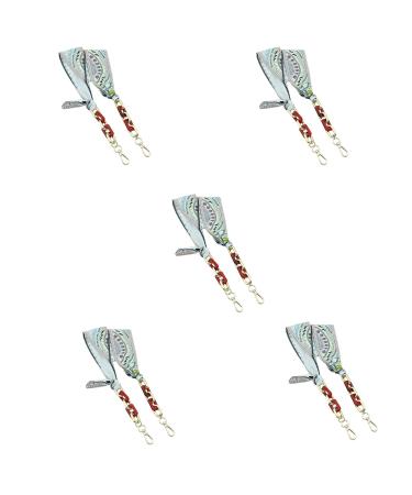 SBTRKT 5 pieces of acrylic fiber glasses chain waterproof and corrosion-resistant strong and durable small and soft suitable for sunglasses sunglasses