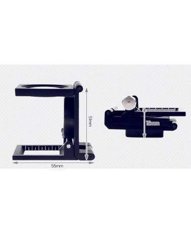 Magnifying Glass Hd Magnifying Glass Optical Glass Lens 10X Magnifier for Cloth Foldable Mini Portable Pointer Metal Frame Spinning Print Identification Inspection Professionals Desktop Magnif