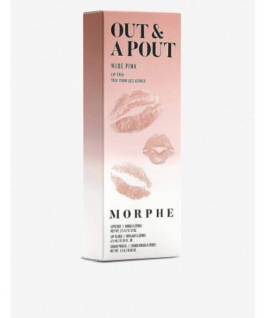 Morphe Out & a Pout Lip Trio - Nude Pink | Long-Lasting Lip Color Set - Buy Online on GoSupps.com