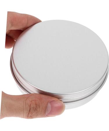 POPETPOP Box Travel Make up Tin Jar Aluminium Cosmetic Jar Salve Jar Metal Tins with Lids Organizer with Lid Aluminium Balm Tins Travel Jar Tins Jars Toiletry Organizer Filling Coin - Buy Online on GoSupps.com