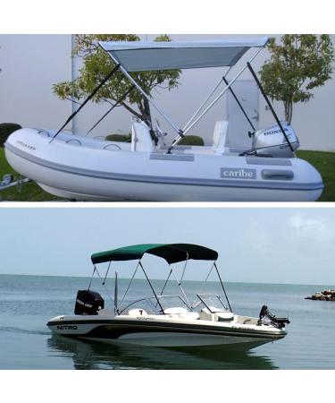 2 PCS Adjustable Heavy Duty Bimini Top Straps Marine Grade Stainless Steel Boat Awning Hardware - Black - Buy Online on GoSupps.com