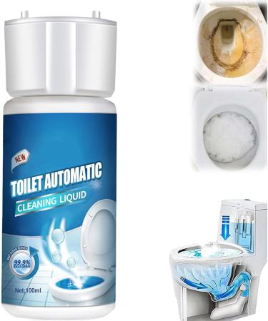 Splash Foam Toilet Cleaner Splash Cleaner Foaming for Toilet Natural Toilet Cleaner Toilet Active Oxygen Agent Toilet Automatic Cleaning Liquid Splash Toilet Bowl Cleaner (1pcs)