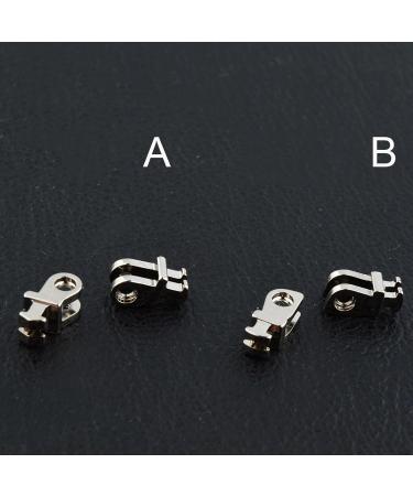 50 Pairs Two Ring Single Hinge Replacement for Acetate Eyeglasses - Durable Hinge Repair Parts (MODEL B) - International Shipping Available - Buy Online on GoSupps.com