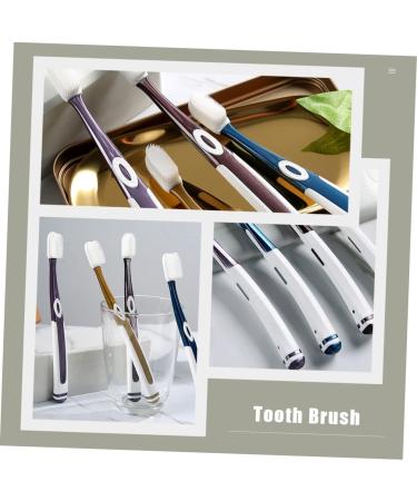 Mobestech 4-St Nano Toothbrush Replacement Heads - Silicone Travel & Household Cleaning Brush (1 Pack) - Soft Gum Care - Buy Online on GoSupps.com