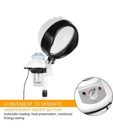 Professional Rolling Hair Steamer Hair Bonnet Dryer with Adjustable Hooded & Floor Stand Design for Hair Coloring Perming Conditioning Steamer for Home Barber Shops Spas - Buy Online on GoSupps.com