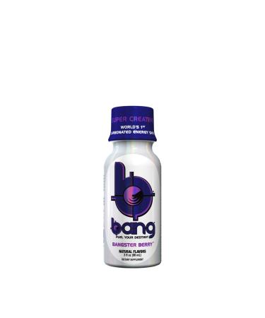 VPX Bang Shot World's First Carbonated Energy Shot Bangster Berry 12 (3fl oz) Shots