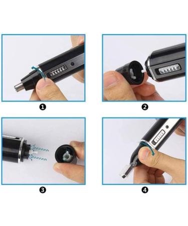 Buy Men's USB Rechargeable Ear and Nose Hair Trimmer - Waterproof & Easy to Clean | Fast International Shipping - Buy Online on GoSupps.com