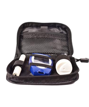 GENCAM Diabetes Supply Case Diabetic Organizer Carrying Case Kit Portable Diabetes Testing Kit Case Blood Glucose Meter Storage Bag