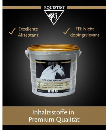 Vetoquinol Equistro Flexadin Advance 2.4 kg | Joint Supplement for Horses | Supports Osteoarthrosis & Joint Metabolism | Omega-3 Fatty Acids & Frankincense Extract - Buy Online on GoSupps.com