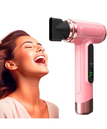 Type-C USB Rechargeable Cordless Hair Dryers Quick-Drying Hair Dryer w/Hot & Cold Air Portable Travel Blow Dryer Gifts for Women Mom Pink