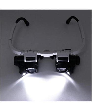 Headband Magnifier Head MountLighted Magnifying Glasses Headband Magnifier with LED Light Head Mounted Magnifying Glasses 8X 15X 23X Illuminated Magnifier Loupe Watch Repair Lamp for Hobbies Readin - Buy Online on GoSupps.com
