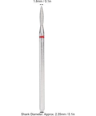 50 Piece Nail Drill Set Nail Drill Bits Set 2.35 Mm Shank Nail Cutter Bit Grinding Head Nail Drill Accessories with Rotation Grinding Polishing Callus Removal Multifunctional F-1.8mm - Buy Online on GoSupps.com