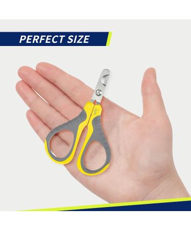 Professional Wepet Claw Scissors for Pets | Safe & Spicy Gray/Bumblebee Yellow | Ideal for Cats Dogs Kittens & Small Animals - Buy Online on GoSupps.com