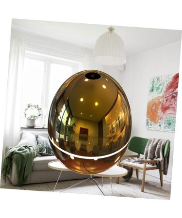 Homoyoyo Mini Air Humidifier & Essential Oil Diffuser - Golden Egg-Form Design for Home Use - Buy Online on GoSupps.com