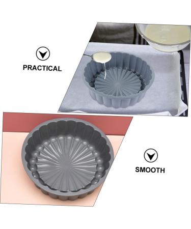HOMSFOU Cake Pans Baking Pans Cheese Cake Pan Cake Mold Silicone Cake Pan Baking Mold Kitchen Silicone Bakeware Silicone Baking Mould Kitchen Mold Cake Tins Food Grade Silicone Round Can - Buy Online on GoSupps.com