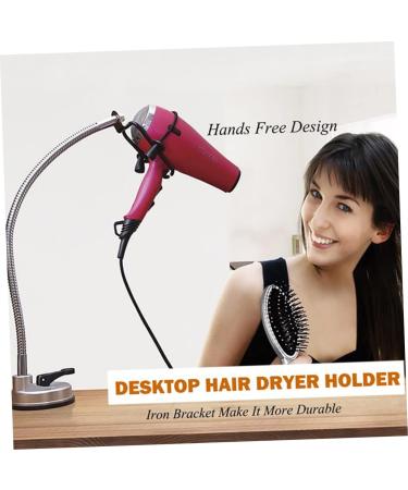FOMIYES Hair Dryer Holder Blow Dryer Holder Hair Dryer Clamp Bracket Hair Dryer Rack Hands- to Rotate - Buy Online on GoSupps.com