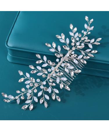 Bride Hair Accessory Bridal Hair Comb Accessories With Crystal Bridal Side Combs Headpiece For Women And Girls