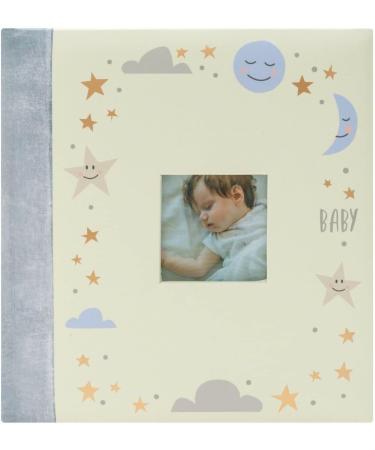 Kenro Sun Moon & Stars Series Blue Baby Photo Album for 200 Photographs 6x4 Inch / 10x15cm with Slip-in Pages and Memo Space - KB701UE - Buy Online on GoSupps.com