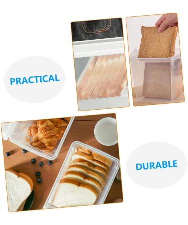 PRETYZOOM Box Bread Toast Box Fridge Refrigerator Fruit Holder Plastic Fresh Keep Holder Food Fresh Container - Buy Online on GoSupps.com