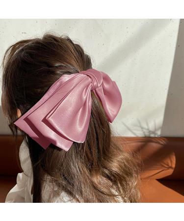 hgnxa Balletcore w Princess Large Side Clip Hair Clip Princess Girl Ribbon w Oversized w Barrettes for Girl Purple - Buy Online on GoSupps.com