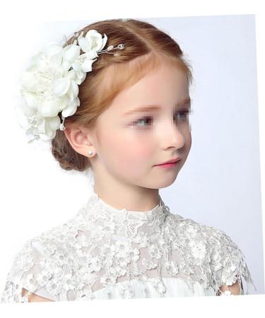 DOITOOL Decorative Hair Combs Crystal Flower Hair Comb Bridal Headpiece Hair Headgear Headband Diamond Headgear Bridal Hair Comb Tiara Korean Version Bride White Decorate - Buy Online on GoSupps.com