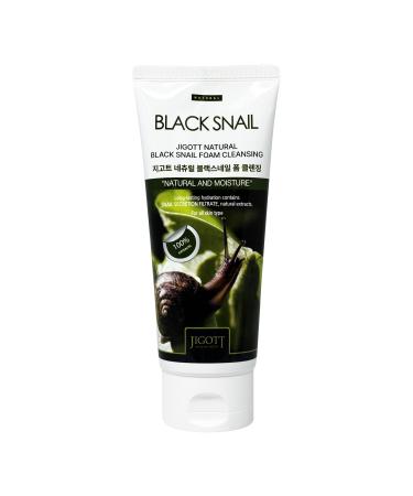 Jigott - Natural Black Snail Foam Cleansing 6 FL OZ/180ml