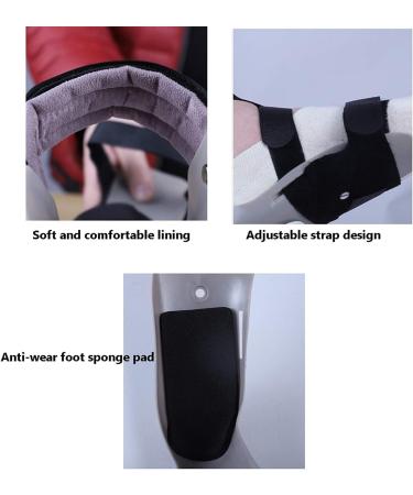 Ankle Foot Orthosis for Drop Foot - Adjustable Stabilizer Support for Flaccid Foot Drop & Dorsiflexion (Right Size L 39-41 - Buy Online on GoSupps.com