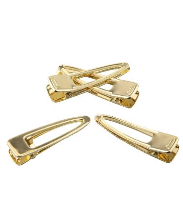 Alligator Hair Clips - Tear Drop Shape, Gold (20 pcs) for DIY Crafts - Buy Online on GoSupps.com